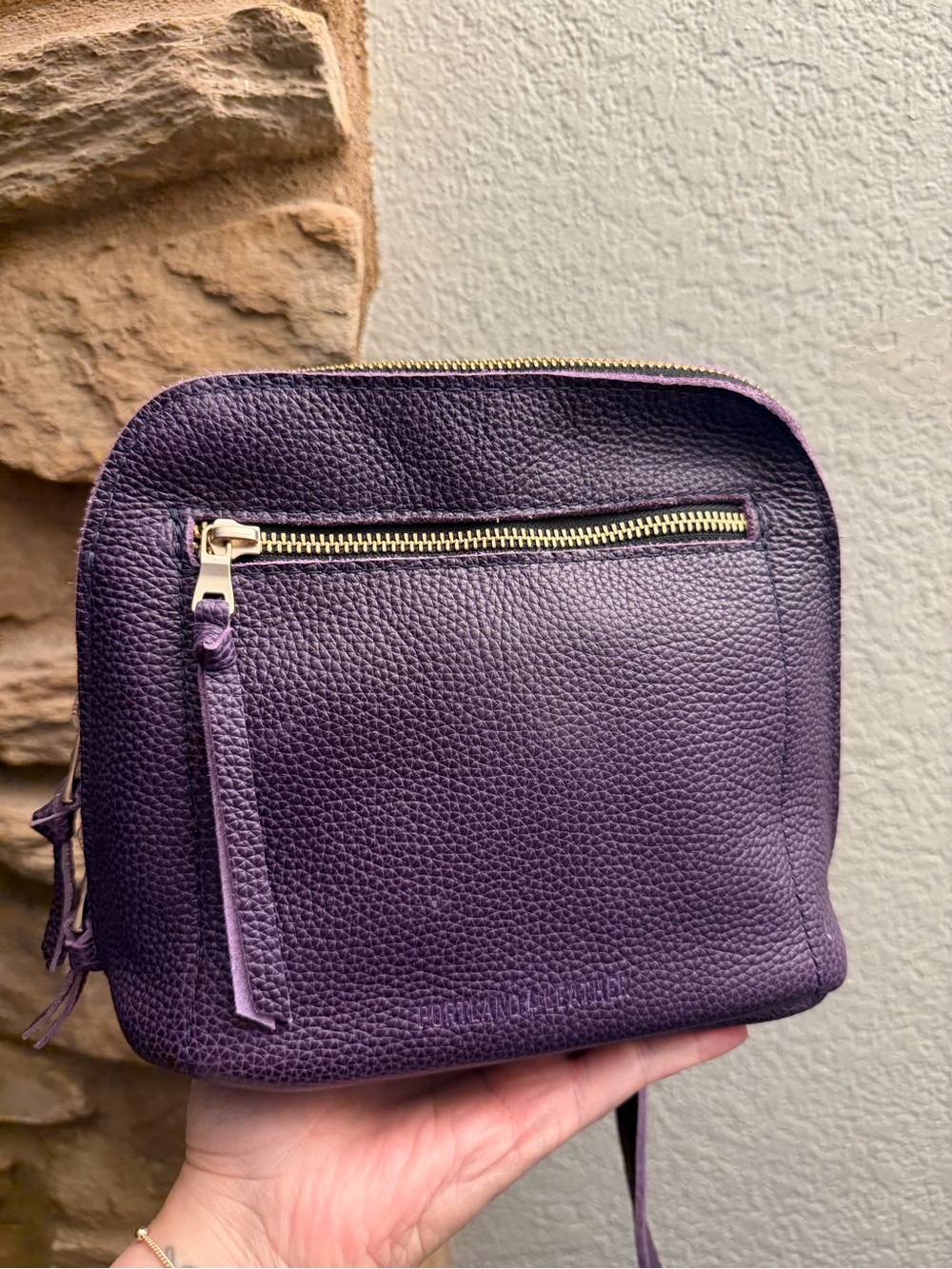 Portland leather goods medium Empire luna crossbody